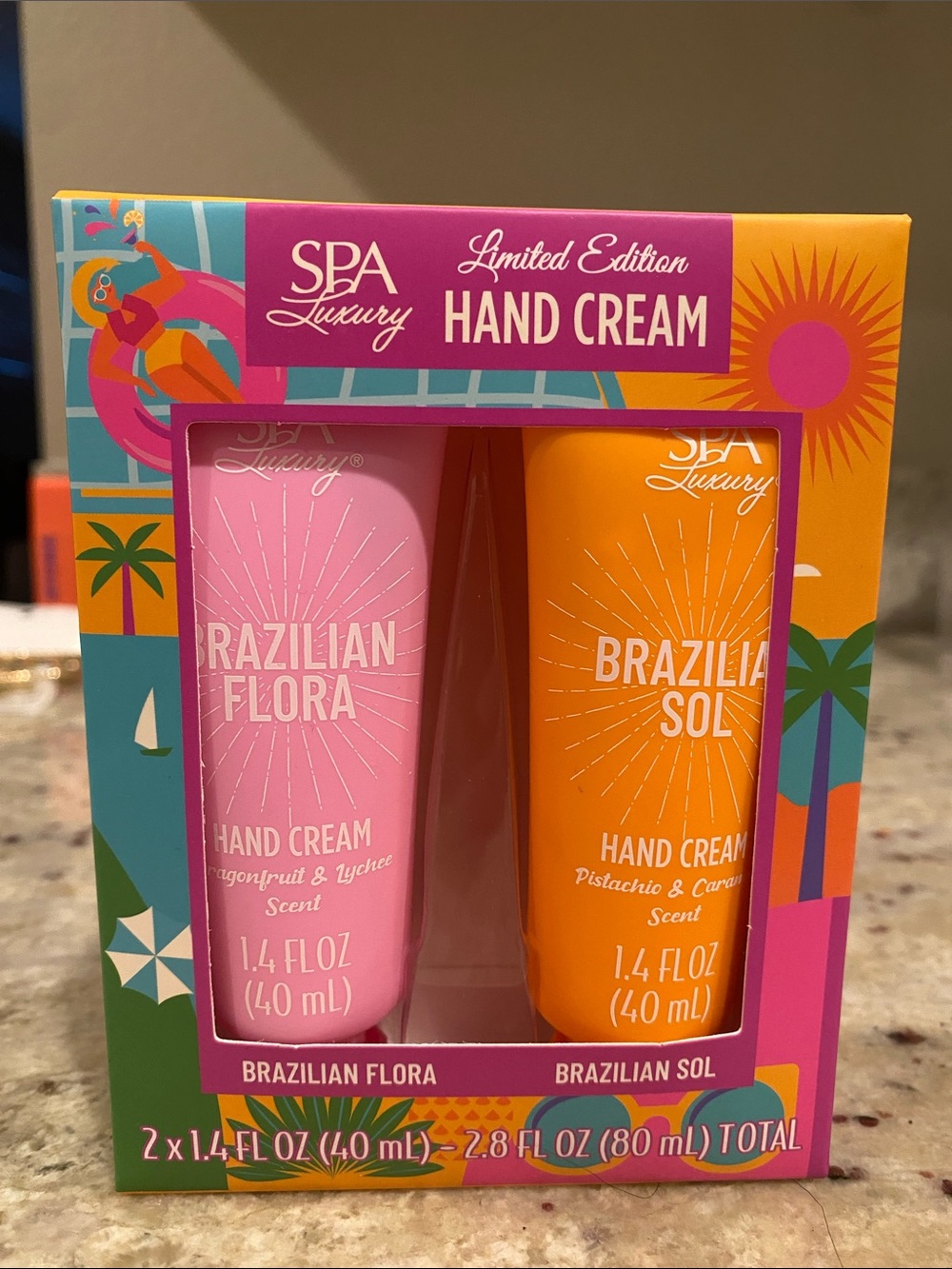 SPA Luxury Limited Edition Hand Cream Duo - Flora and Sol